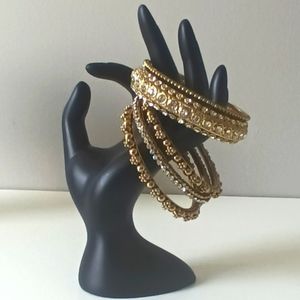 Five Piece Bangle Set